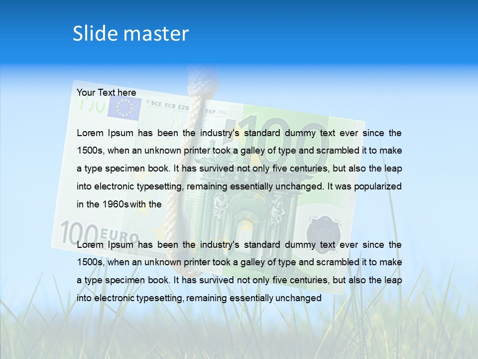 Website Bills Banking PowerPoint Template