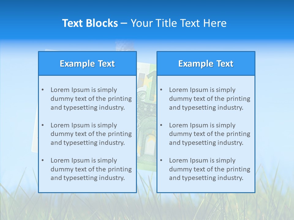 Website Bills Banking PowerPoint Template