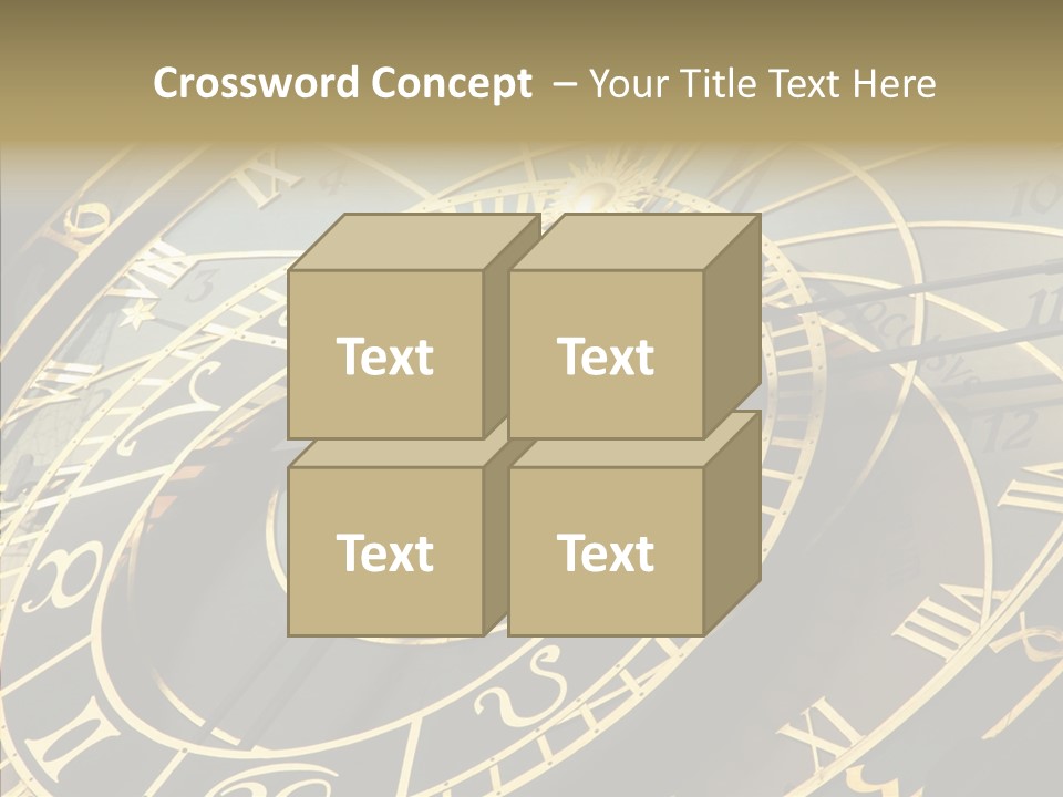 Prague Astrology Dial PowerPoint Template