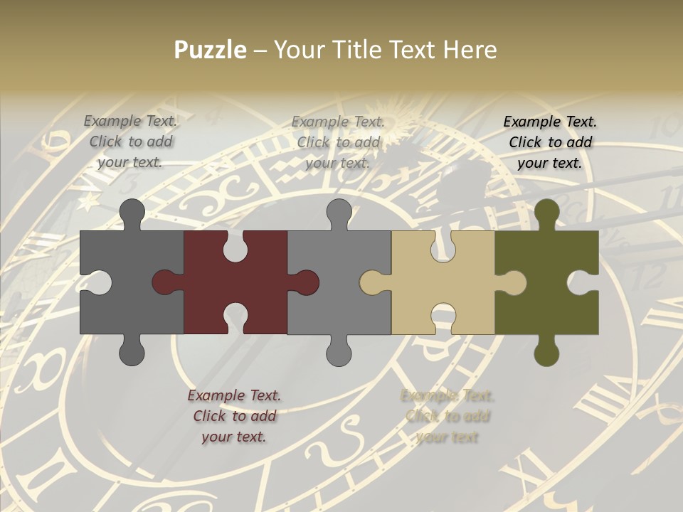 Prague Astrology Dial PowerPoint Template