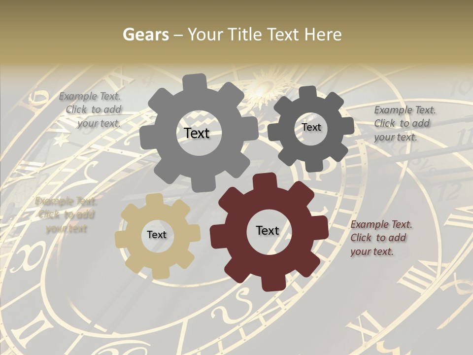 Prague Astrology Dial PowerPoint Template