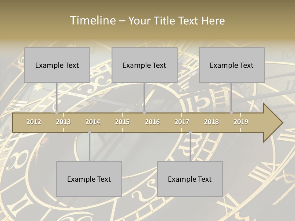 Prague Astrology Dial PowerPoint Template