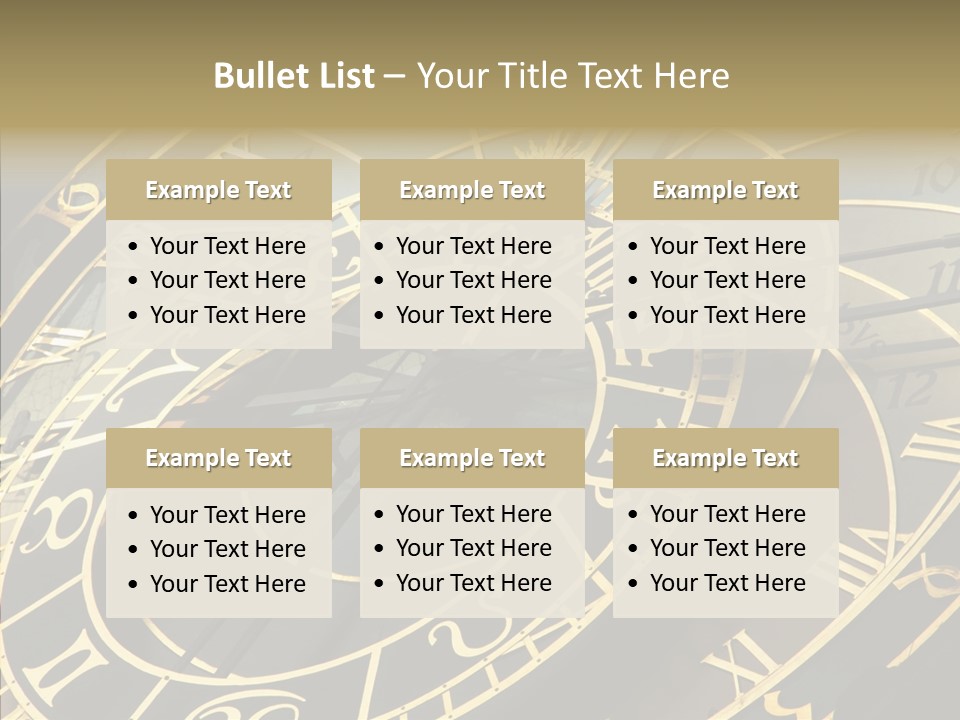 Prague Astrology Dial PowerPoint Template