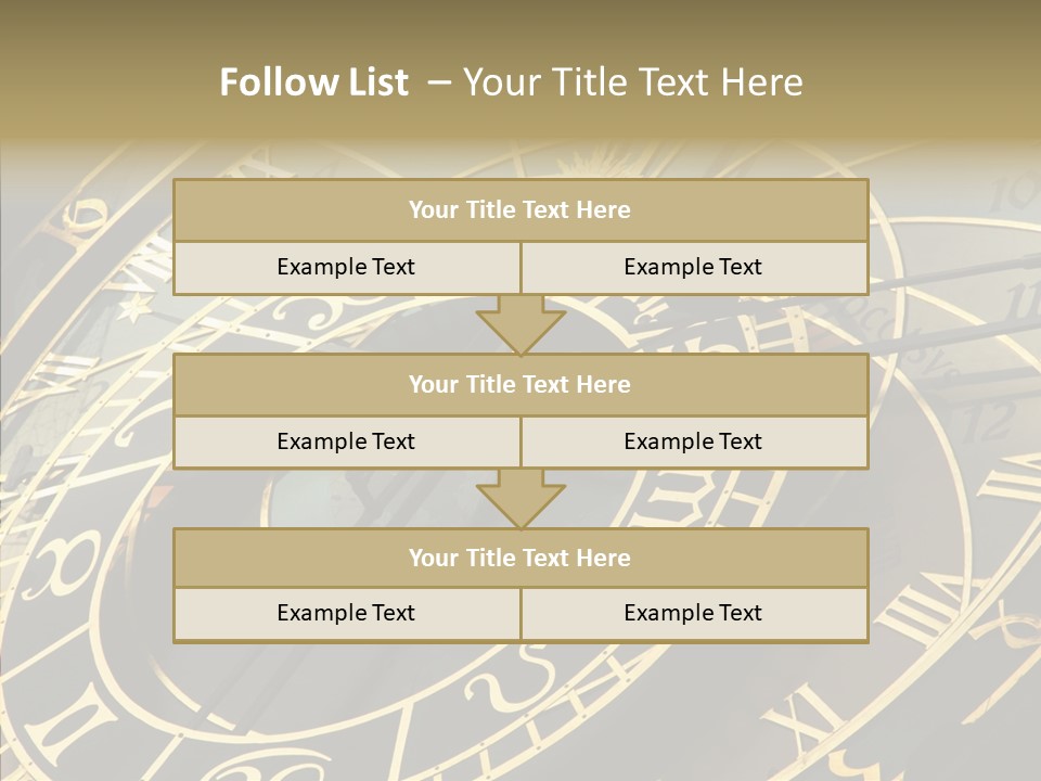 Prague Astrology Dial PowerPoint Template
