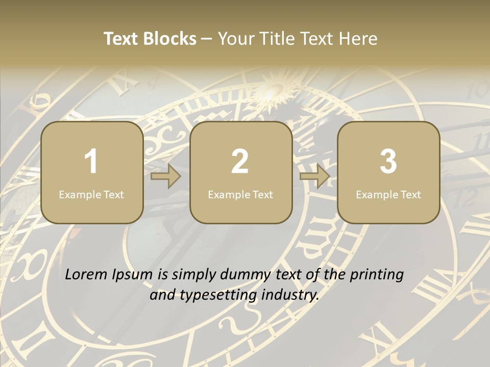 Prague Astrology Dial PowerPoint Template