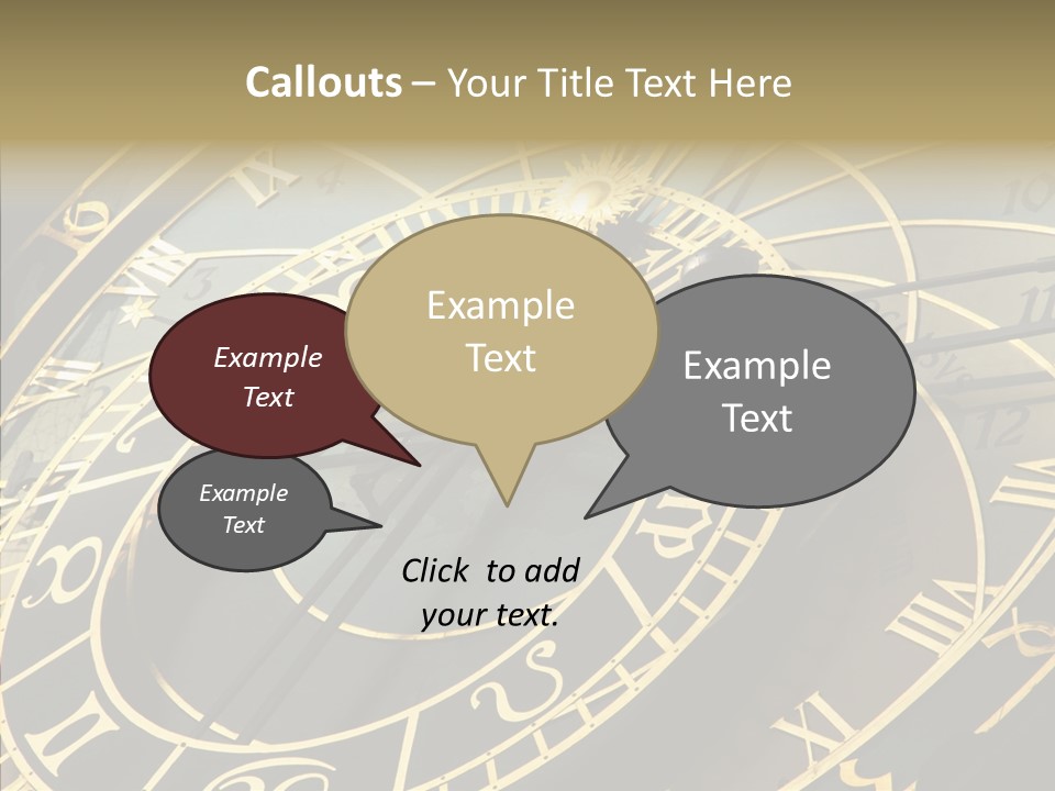 Prague Astrology Dial PowerPoint Template