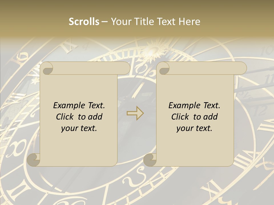 Prague Astrology Dial PowerPoint Template