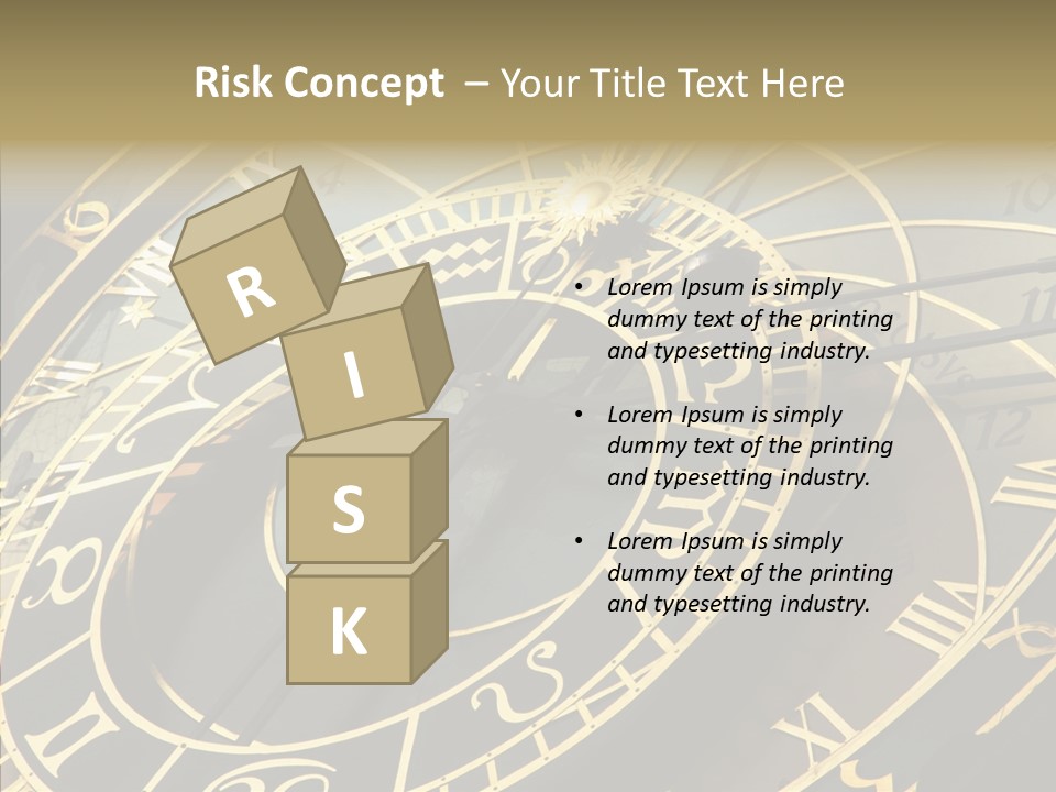 Prague Astrology Dial PowerPoint Template