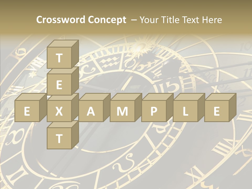 Prague Astrology Dial PowerPoint Template