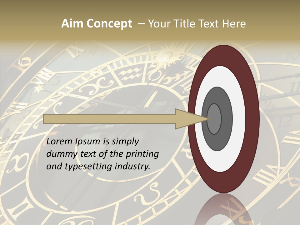 Prague Astrology Dial PowerPoint Template