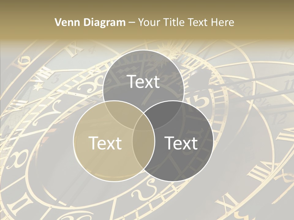 Prague Astrology Dial PowerPoint Template