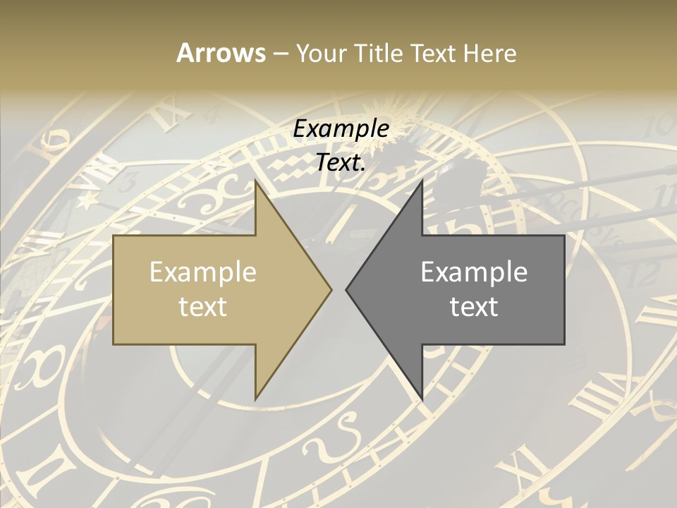 Prague Astrology Dial PowerPoint Template