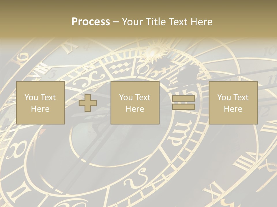 Prague Astrology Dial PowerPoint Template