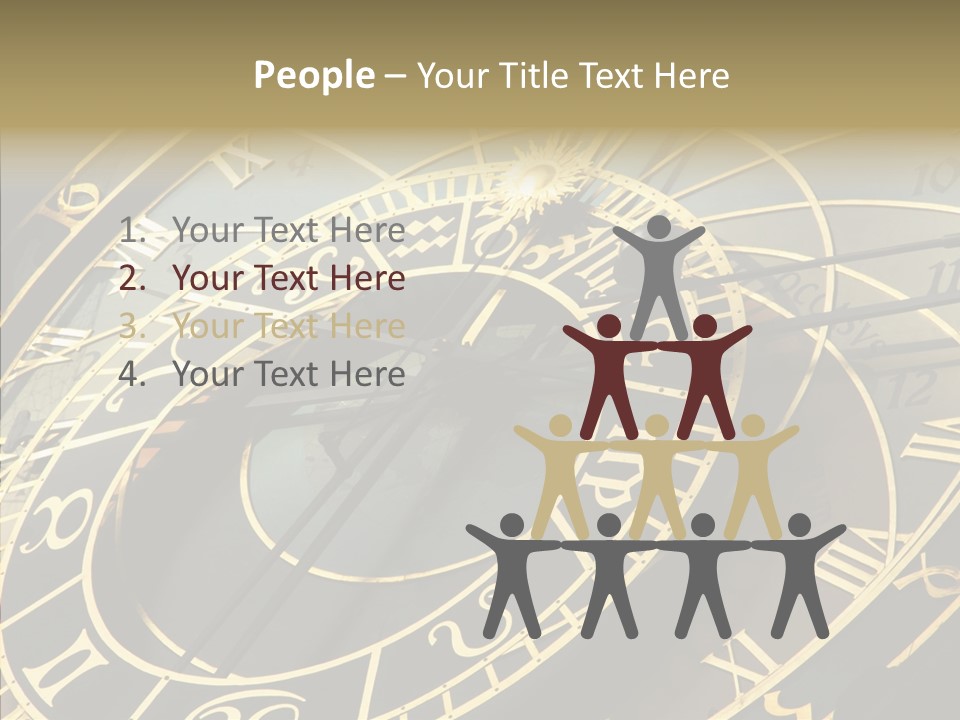 Prague Astrology Dial PowerPoint Template