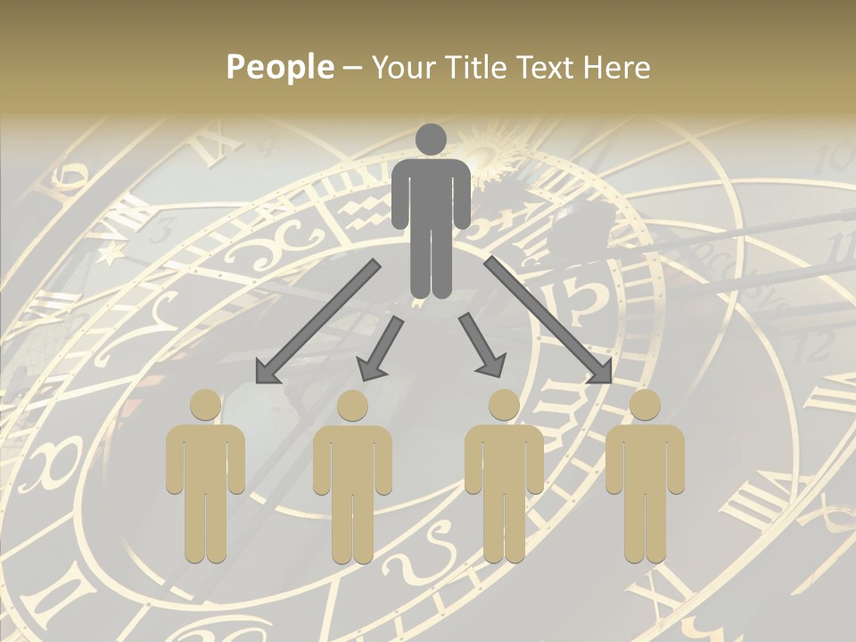 Prague Astrology Dial PowerPoint Template