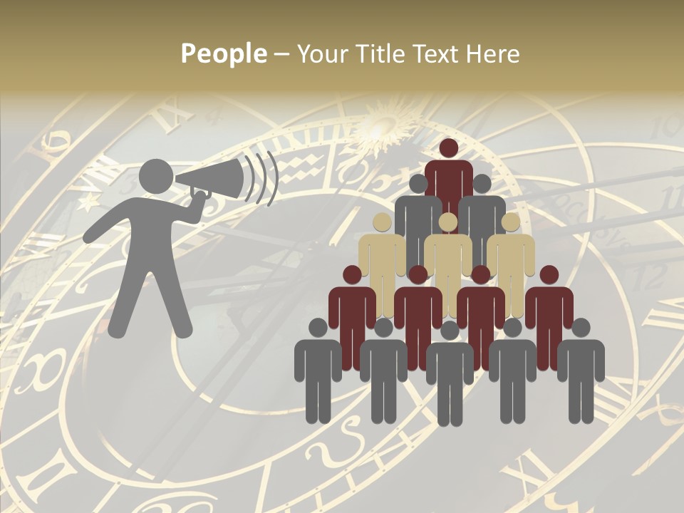 Prague Astrology Dial PowerPoint Template