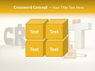 Destruction Bank Black PowerPoint Template
