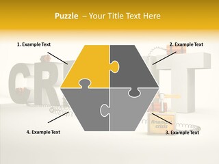 Destruction Bank Black PowerPoint Template
