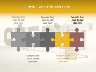 Destruction Bank Black PowerPoint Template