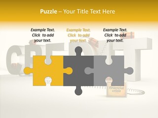 Destruction Bank Black PowerPoint Template