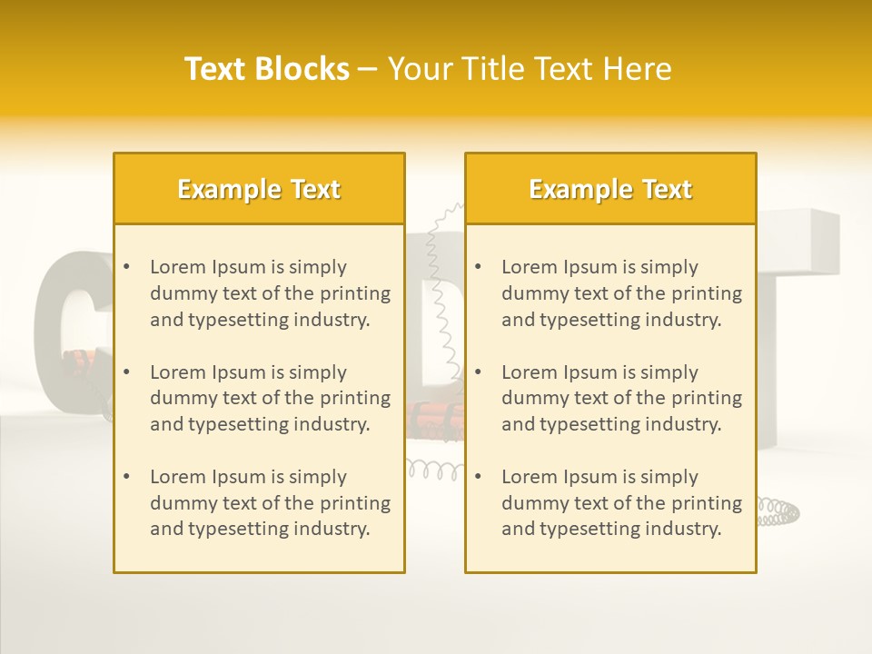 Destruction Bank Black PowerPoint Template