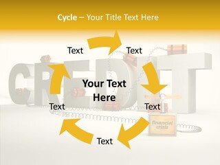 Destruction Bank Black PowerPoint Template