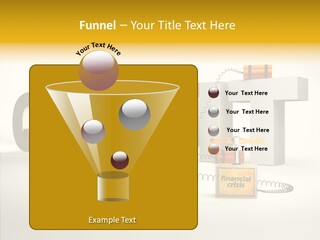Destruction Bank Black PowerPoint Template