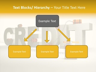 Destruction Bank Black PowerPoint Template