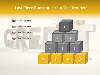 Destruction Bank Black PowerPoint Template