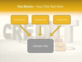 Destruction Bank Black PowerPoint Template