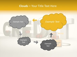 Destruction Bank Black PowerPoint Template