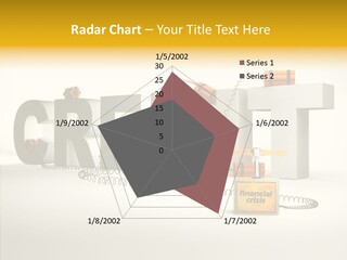 Destruction Bank Black PowerPoint Template