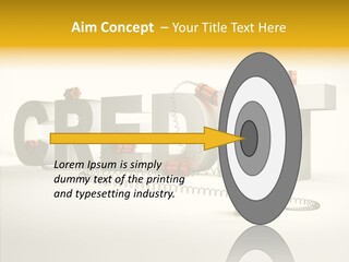 Destruction Bank Black PowerPoint Template