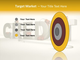 Destruction Bank Black PowerPoint Template
