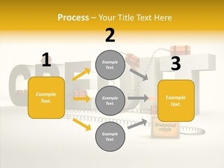 Destruction Bank Black PowerPoint Template
