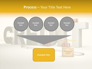 Destruction Bank Black PowerPoint Template