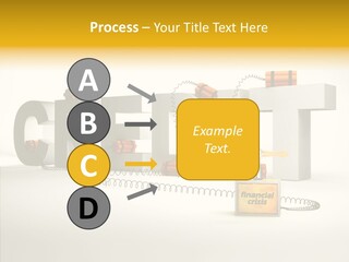 Destruction Bank Black PowerPoint Template