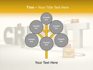 Destruction Bank Black PowerPoint Template