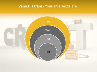 Destruction Bank Black PowerPoint Template