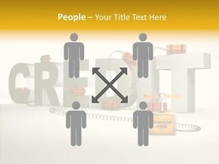 Destruction Bank Black PowerPoint Template