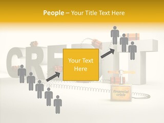 Destruction Bank Black PowerPoint Template