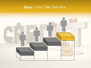 Destruction Bank Black PowerPoint Template