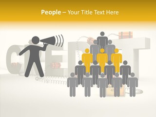 Destruction Bank Black PowerPoint Template