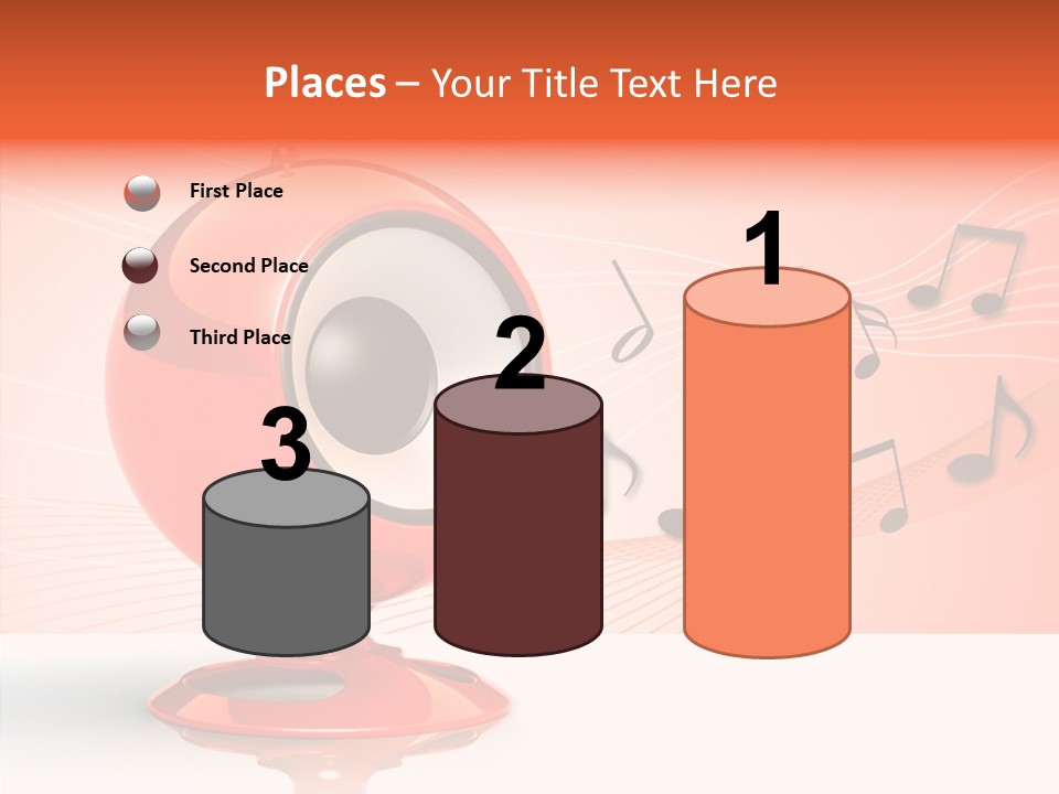 Ball Audio Bass PowerPoint Template