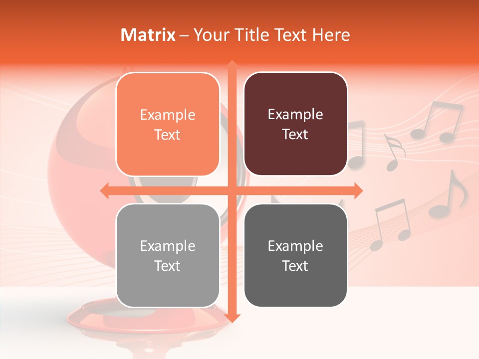 Ball Audio Bass PowerPoint Template