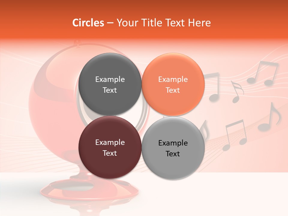 Ball Audio Bass PowerPoint Template