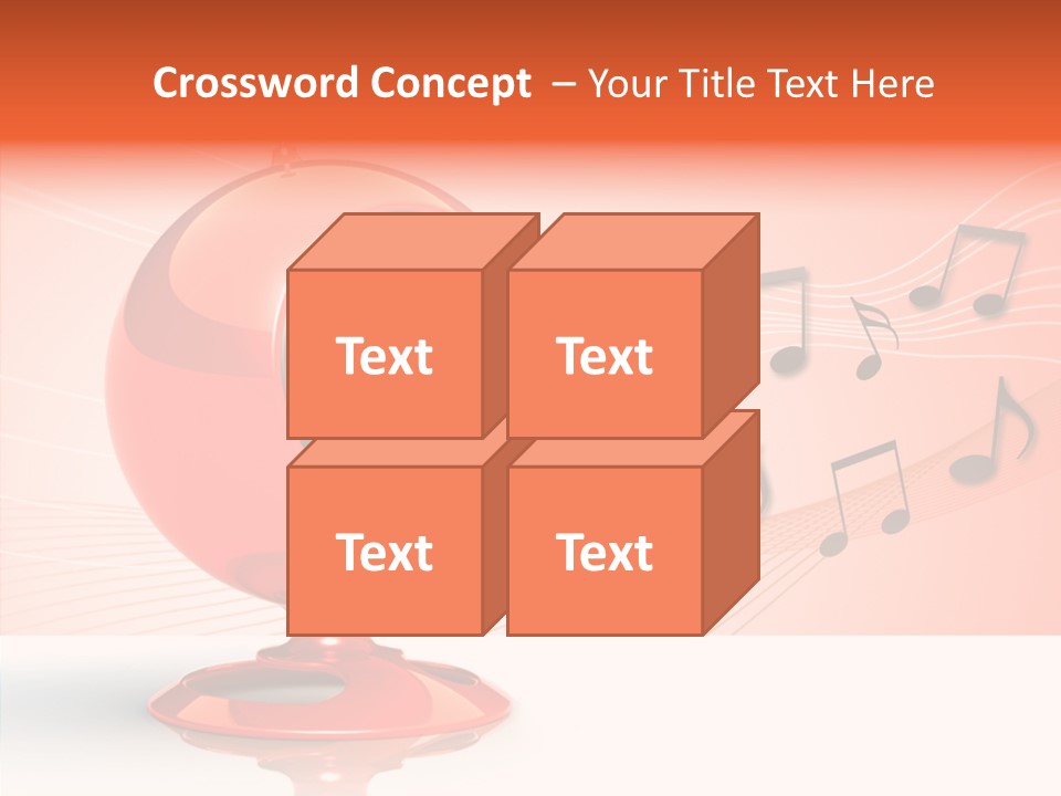 Ball Audio Bass PowerPoint Template