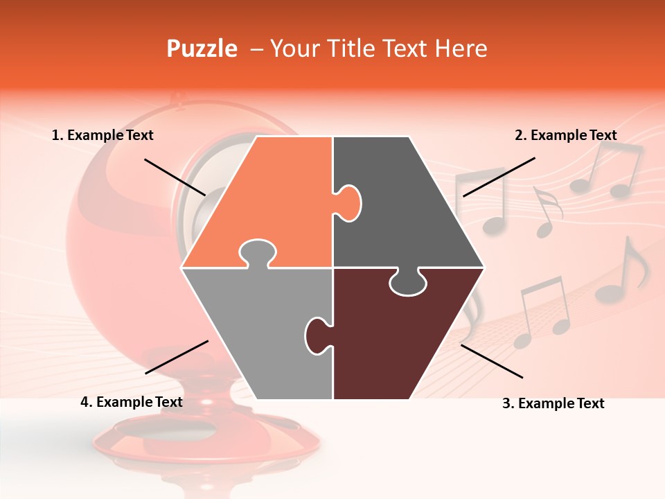 Ball Audio Bass PowerPoint Template