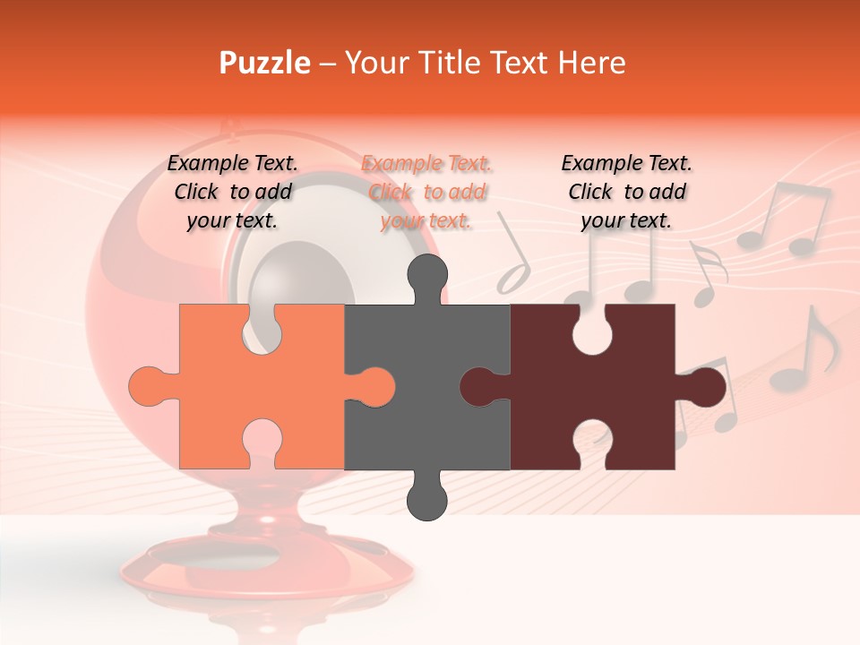 Ball Audio Bass PowerPoint Template