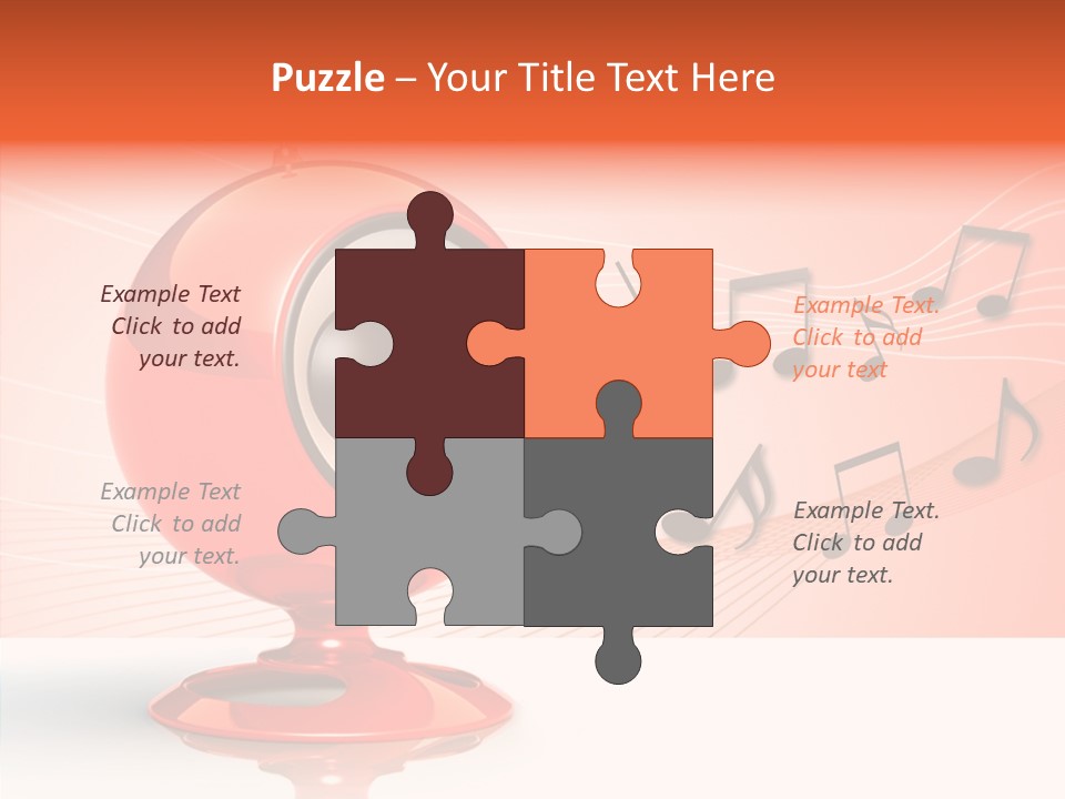 Ball Audio Bass PowerPoint Template